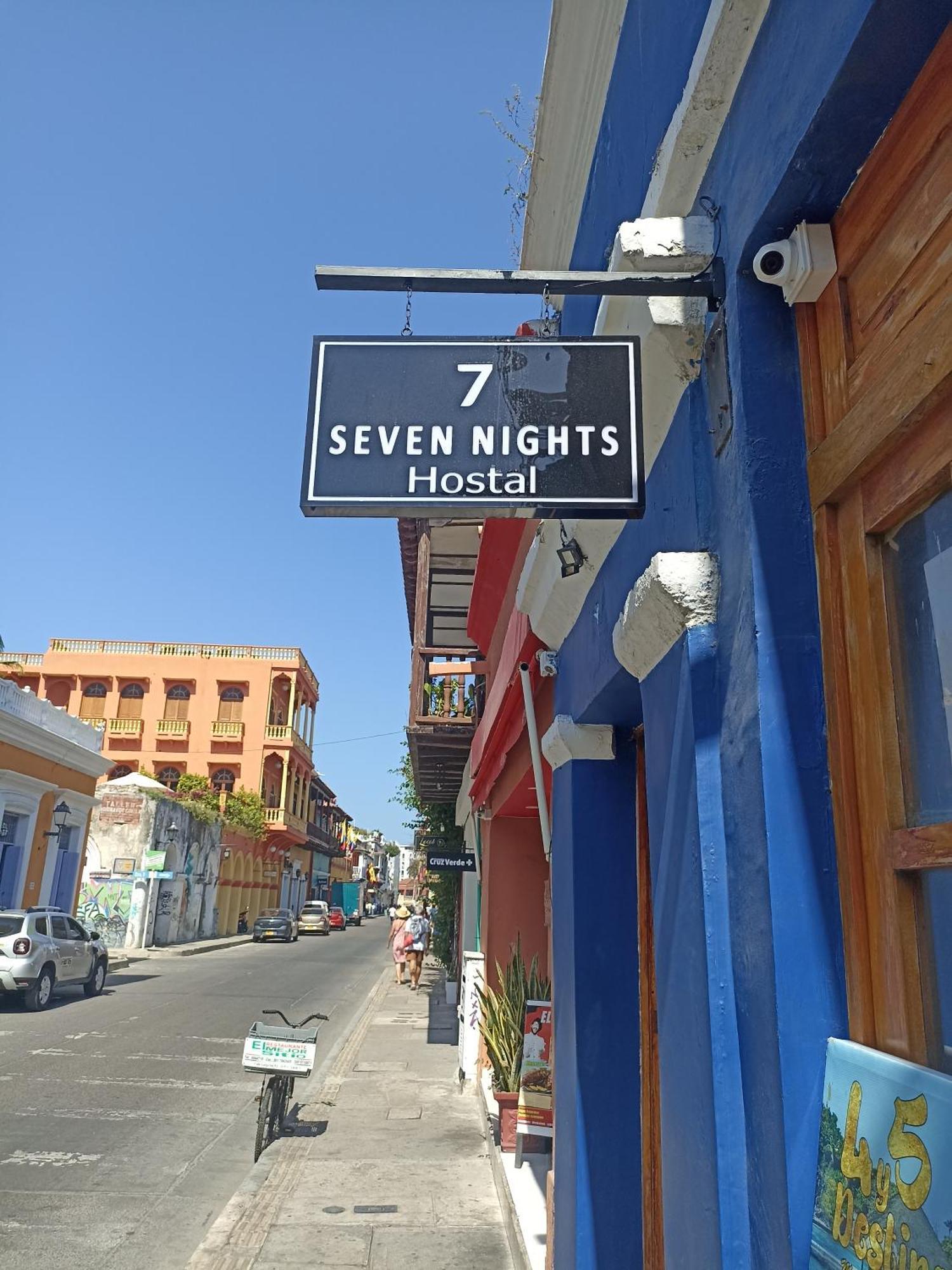 Seven Nights Hostel Cartagena Exterior foto